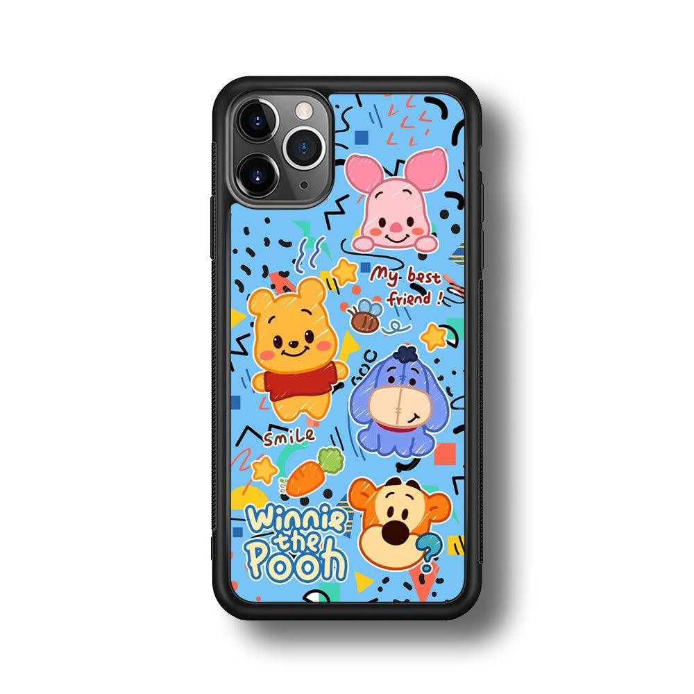 Winnie The Pooh The Best Friend iPhone 11 Pro Case-Oxvistore