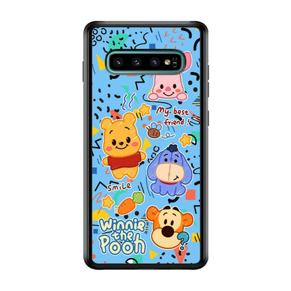 Winnie The Pooh The Best Friend Samsung Galaxy S10 Case-Oxvistore