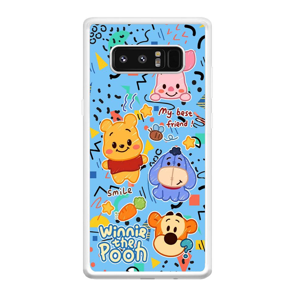 Winnie The Pooh The Best Friend Samsung Galaxy Note 8 Case-Oxvistore