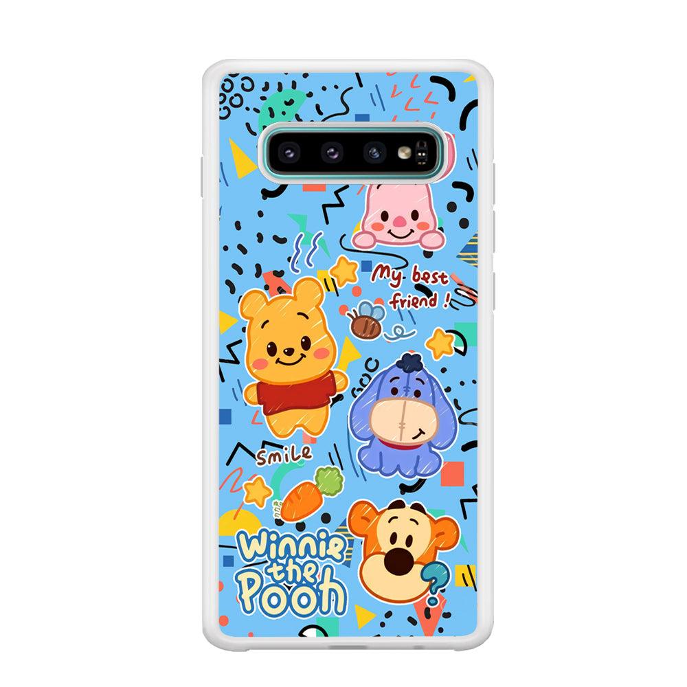 Winnie The Pooh The Best Friend Samsung Galaxy S10 Plus Case-Oxvistore