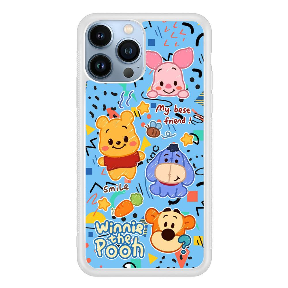 Winnie The Pooh The Best Friend iPhone 15 Pro Max Case-Oxvistore