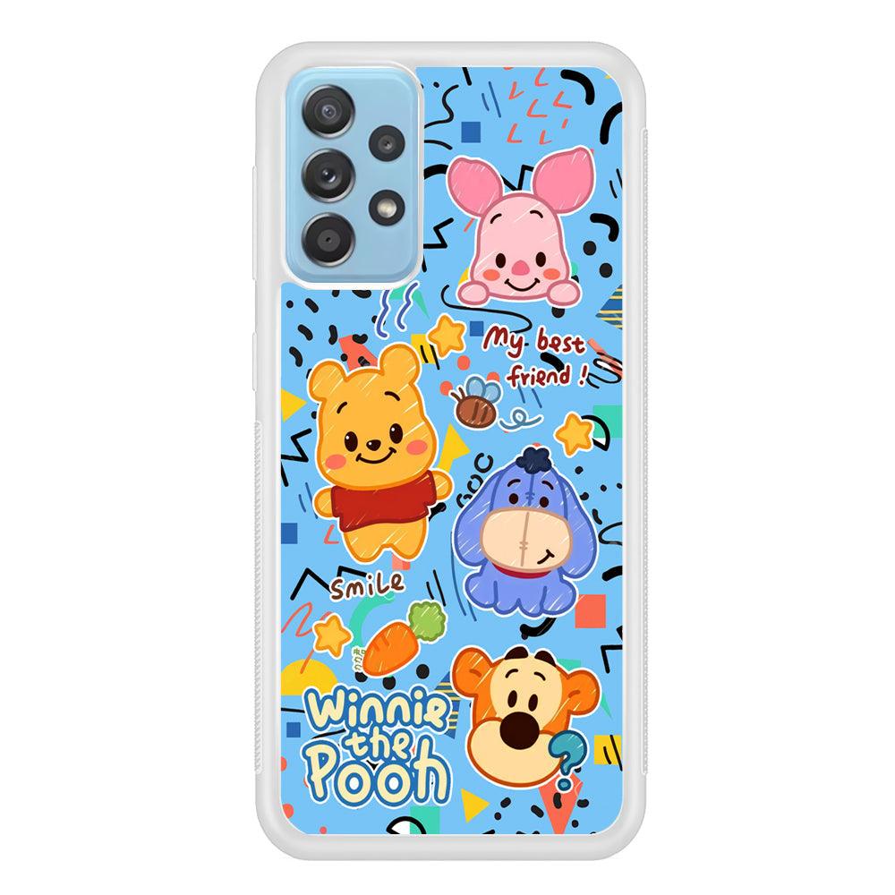 Winnie The Pooh The Best Friend Samsung Galaxy A72 Case-Oxvistore