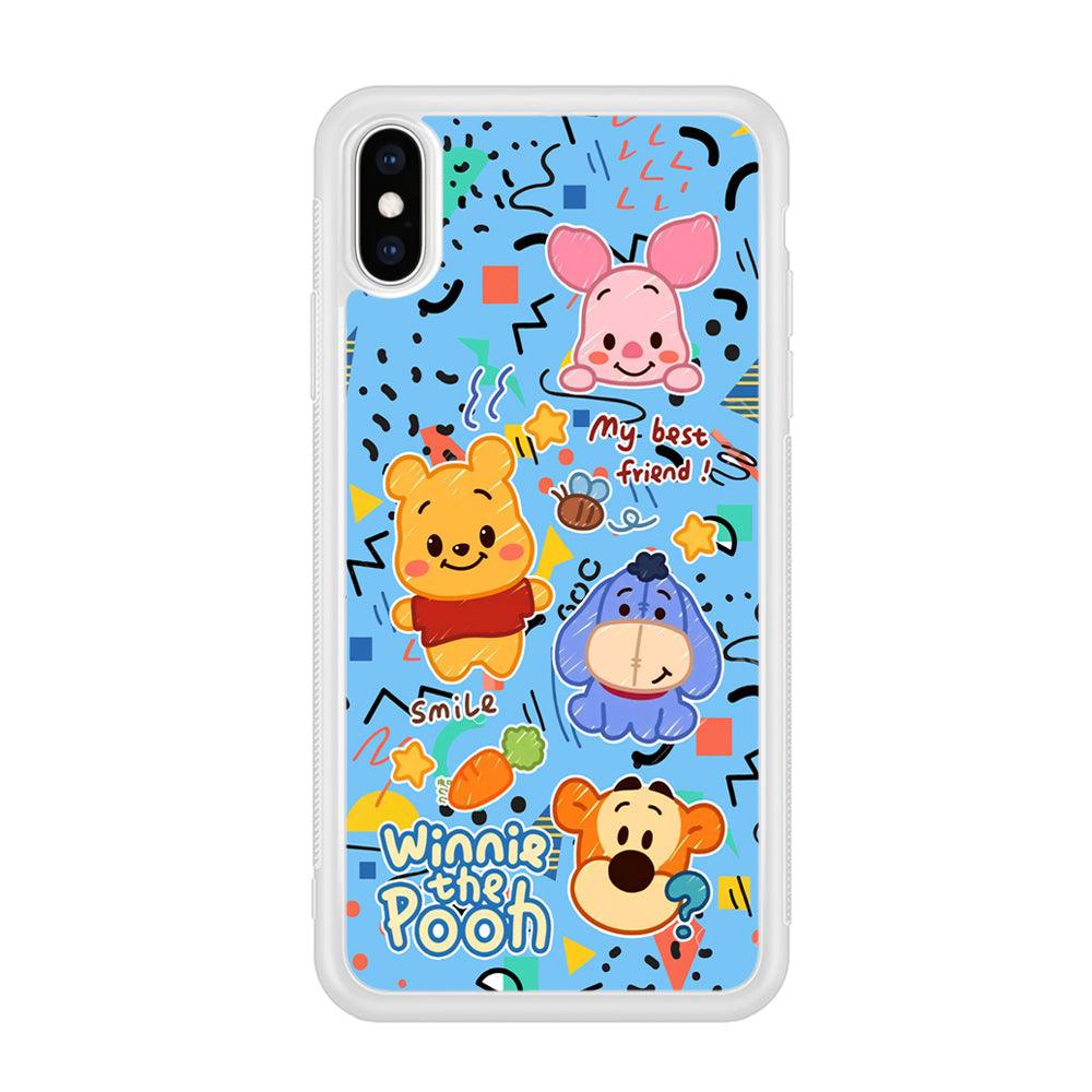 Winnie The Pooh The Best Friend iPhone Xs Max Case-Oxvistore