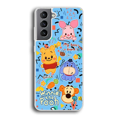 Winnie The Pooh The Best Friend Samsung Galaxy S21 Plus Case-Oxvistore