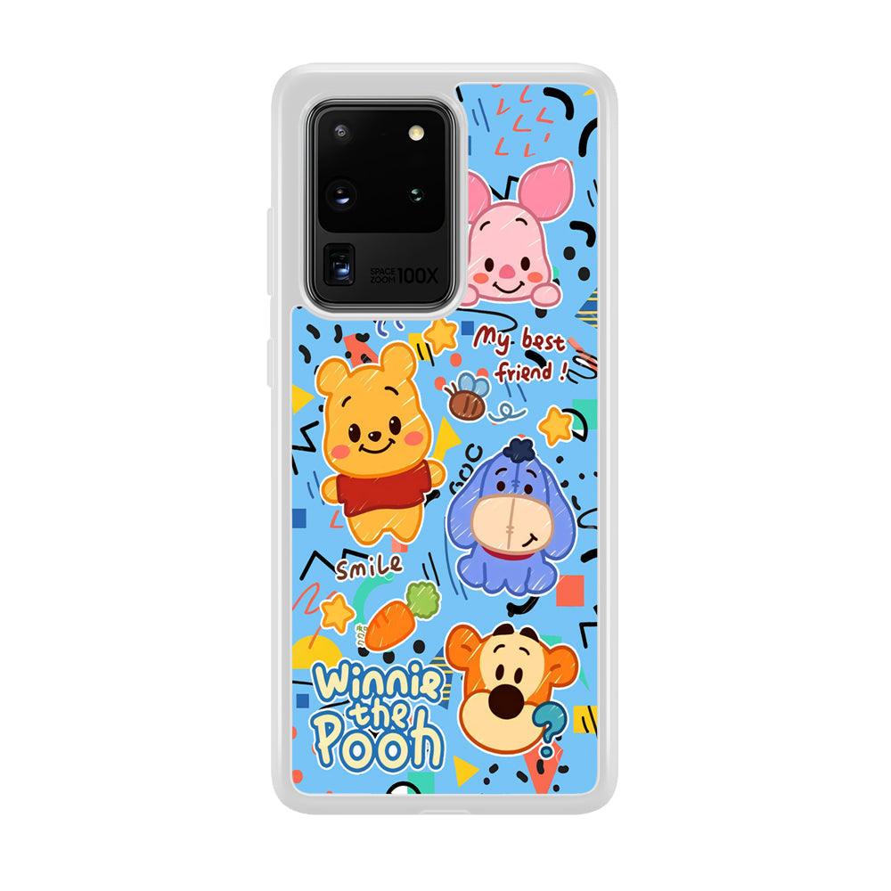 Winnie The Pooh The Best Friend Samsung Galaxy S20 Ultra Case-Oxvistore