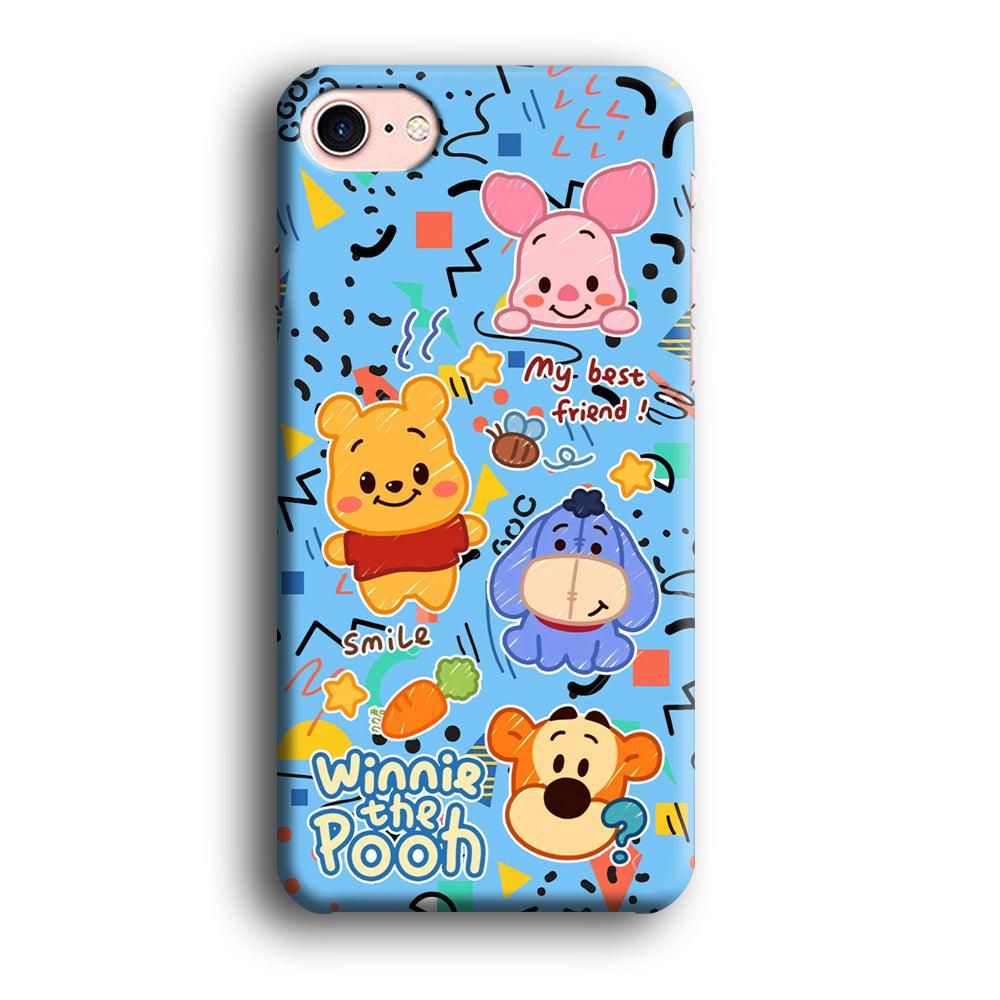 Winnie The Pooh The Best Friend iPhone 8 Case-Oxvistore