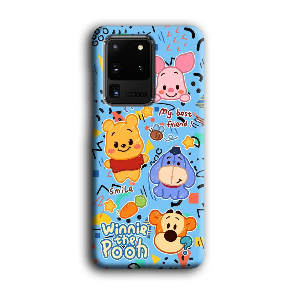 Winnie The Pooh The Best Friend Samsung Galaxy S20 Ultra Case-Oxvistore