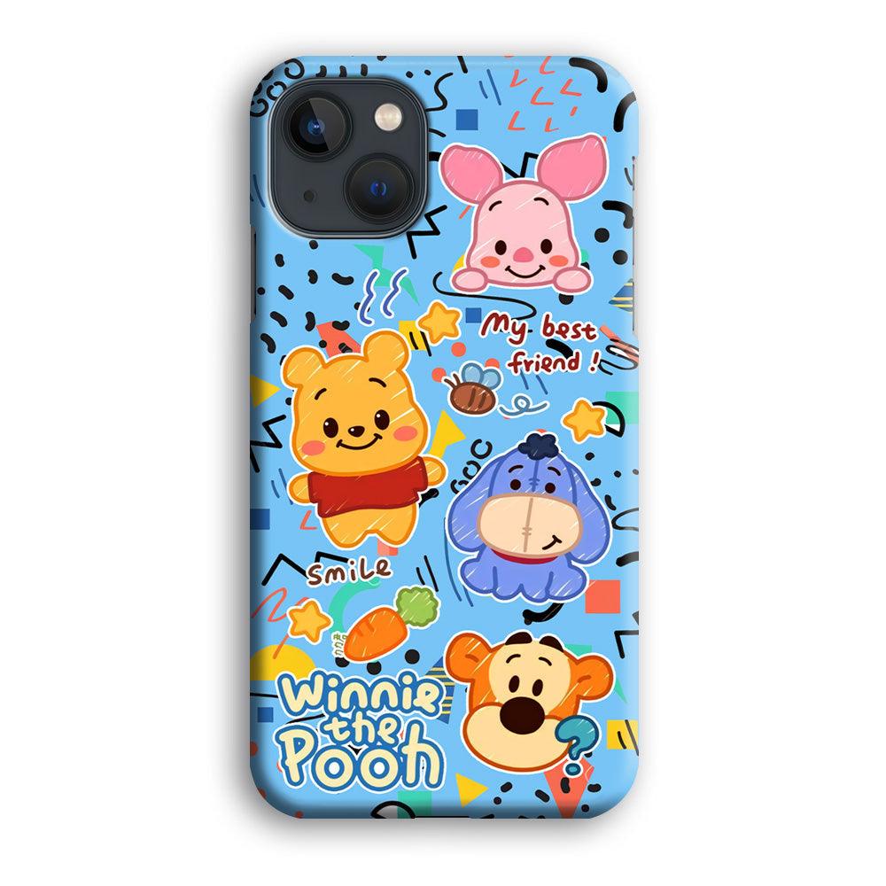 Winnie The Pooh The Best Friend iPhone 15 Plus Case-Oxvistore