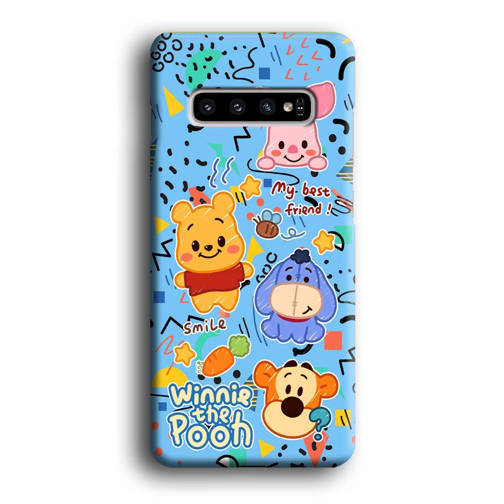 Winnie The Pooh The Best Friend Samsung Galaxy S10 Case-Oxvistore