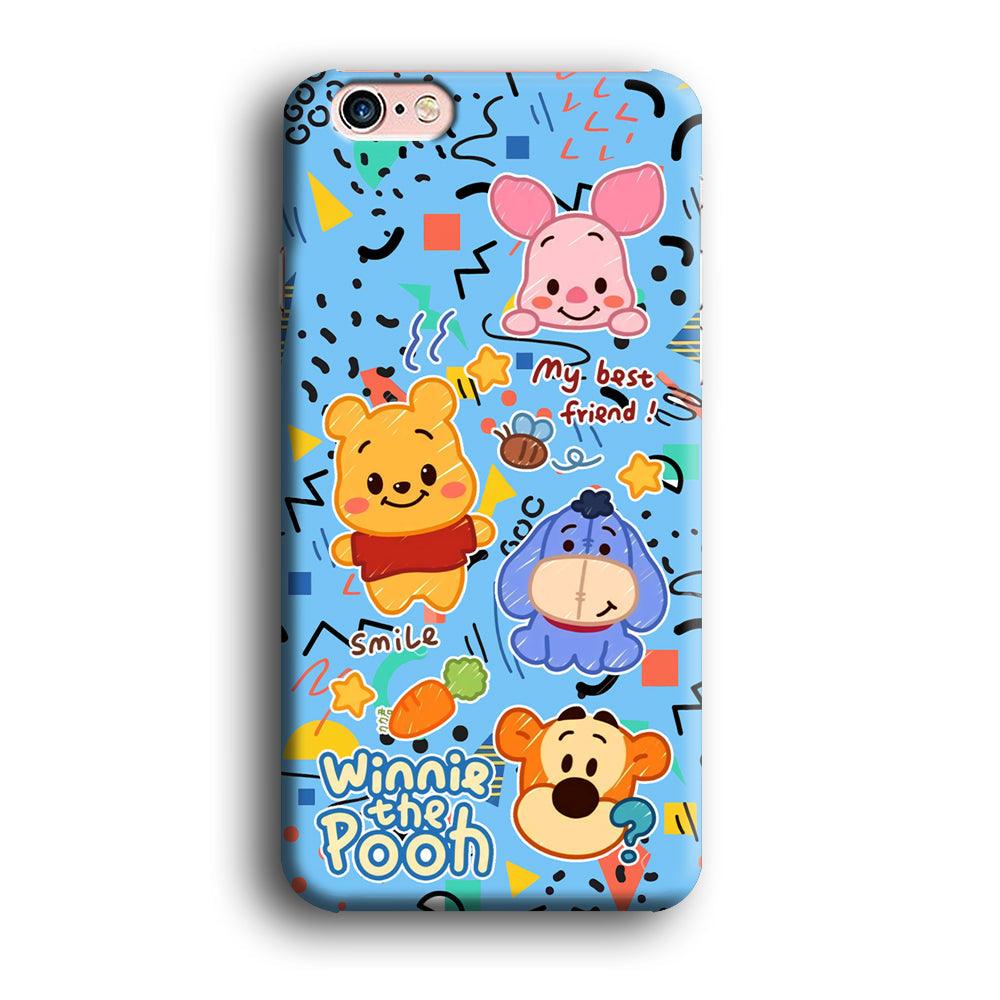 Winnie The Pooh The Best Friend iPhone 6 | 6s Case-Oxvistore