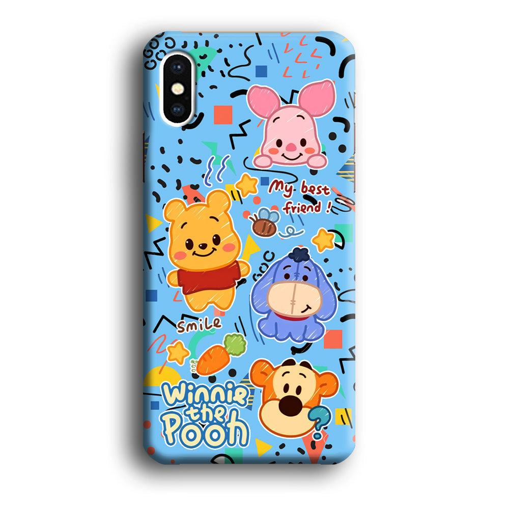 Winnie The Pooh The Best Friend iPhone XS Case-Oxvistore