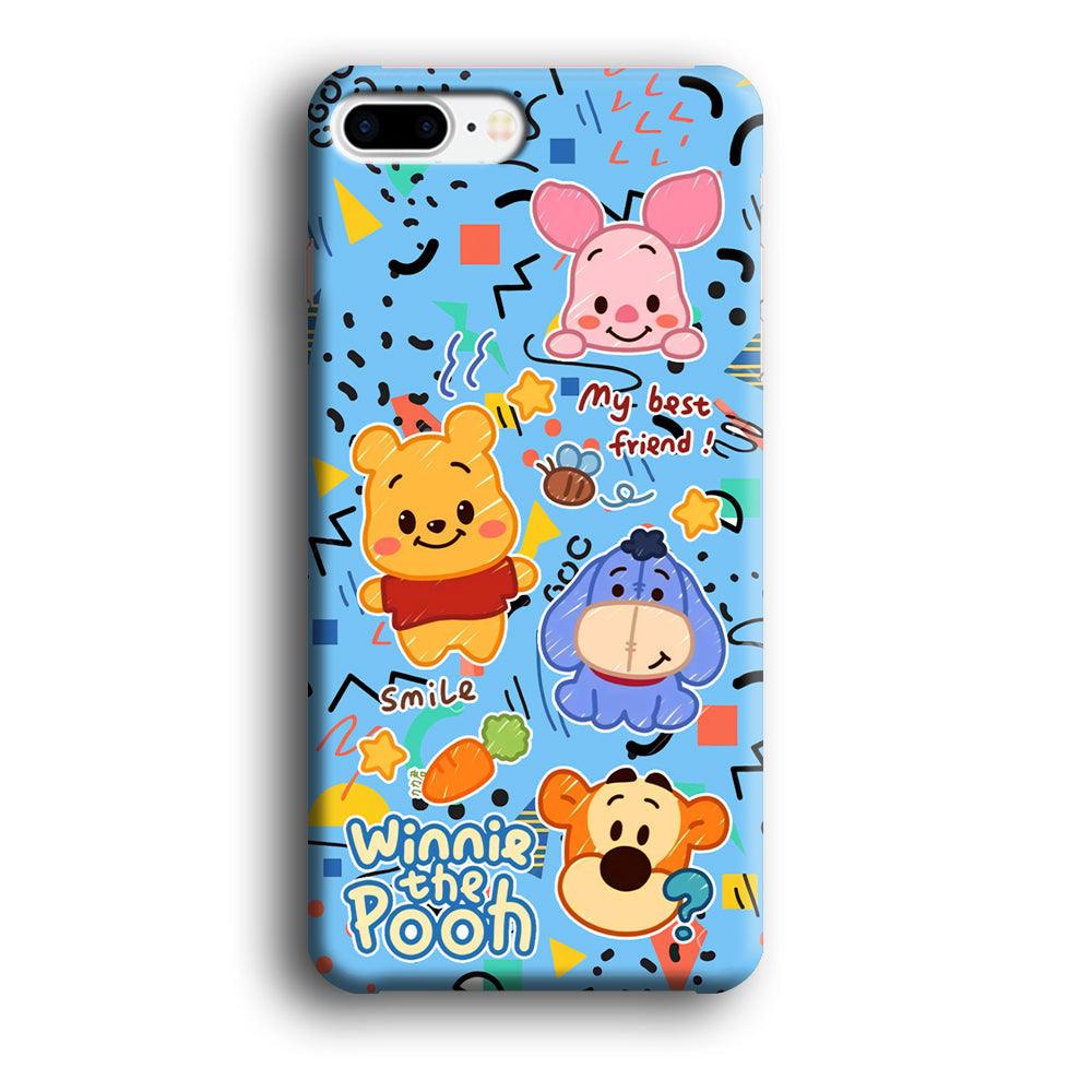 Winnie The Pooh The Best Friend iPhone 8 Plus Case-Oxvistore