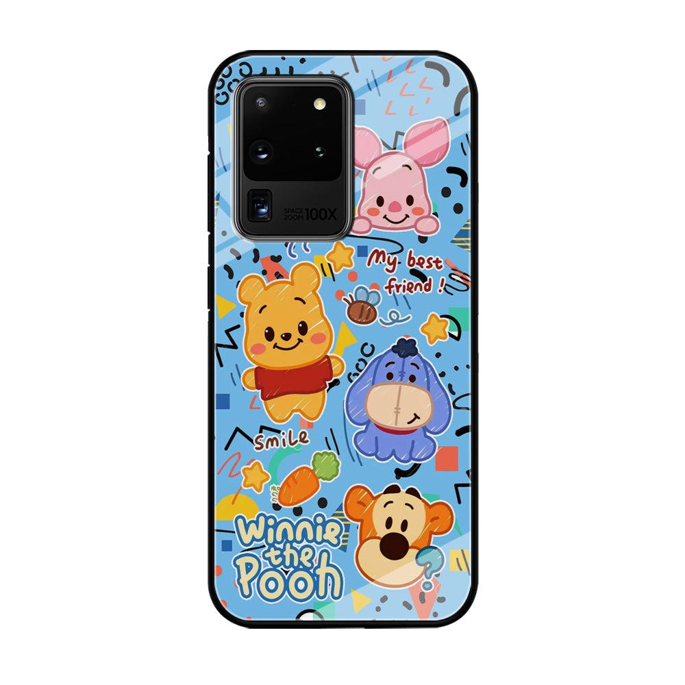 Winnie The Pooh The Best Friend Samsung Galaxy S20 Ultra Case-Oxvistore