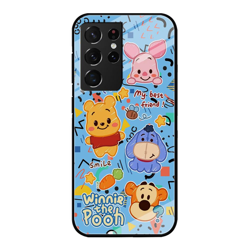 Winnie The Pooh The Best Friend Samsung Galaxy S21 Ultra Case-Oxvistore