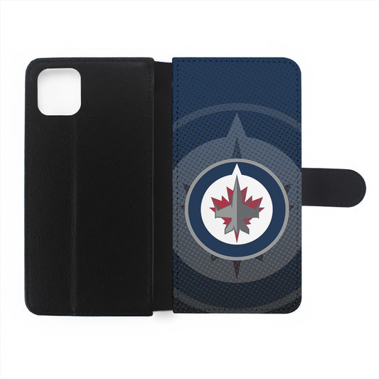 Winnipeg Jets Logo Flip Wallet Phone Case