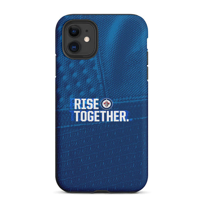 Winnipeg Jets Rise Together 2 in 1 Tough Phone Case