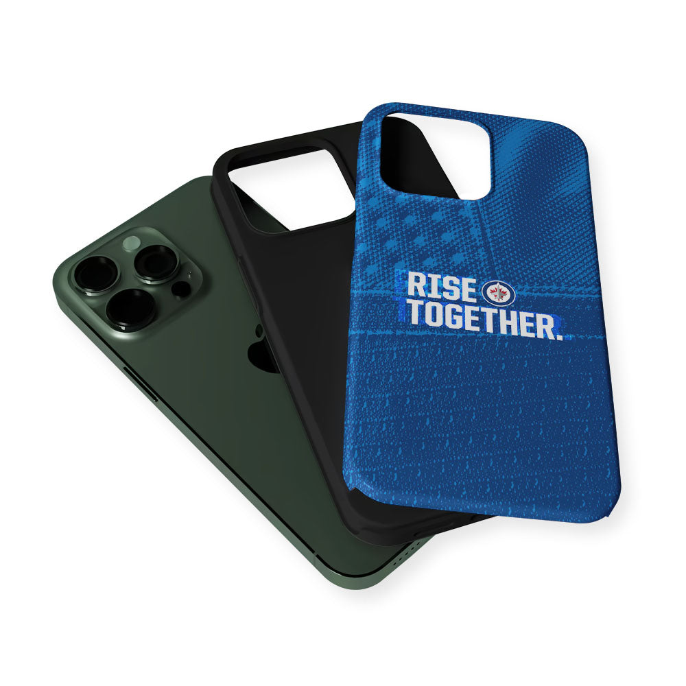 Winnipeg Jets Rise Together 2 in 1 Tough Phone Case