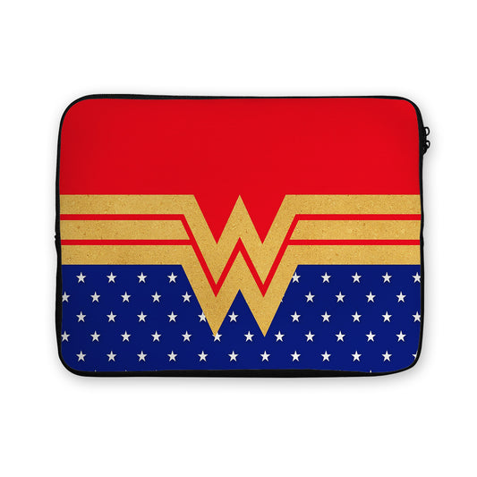 Wonder Woman Logo Suit Laptop Sleeve Protective Cover