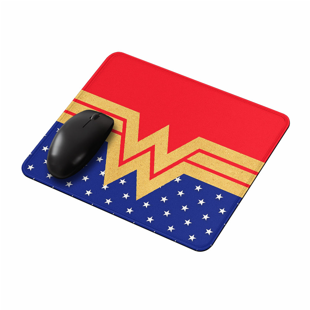 Wonder Woman Logo Suit Mouse Pads