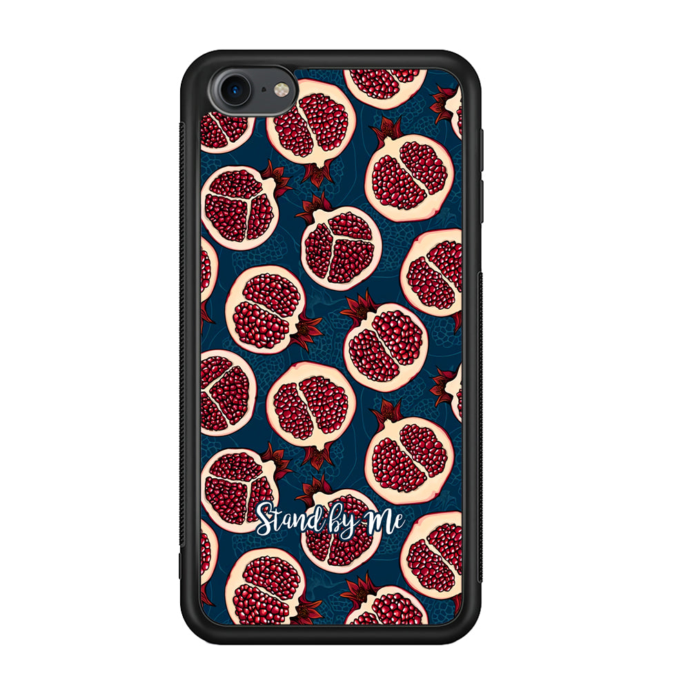 Word in Fruit Pattern 'Stand by Me' iPod Touch 6 Case-Plastic White (2D Case)-Oxvistore