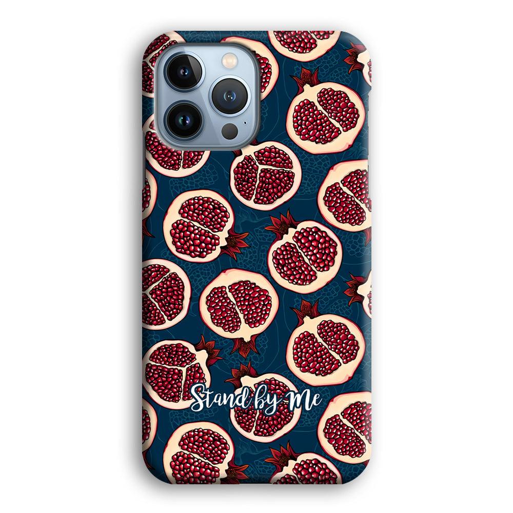 Word in Fruit Pattern 'Stand by Me' iPhone 15 Pro Case-Oxvistore