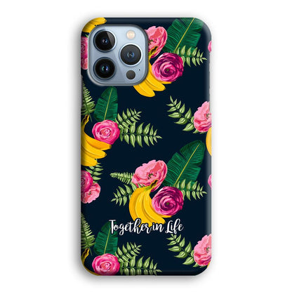 Word in Fruit Pattern 'Together in Life' iPhone 15 Pro Case-Oxvistore