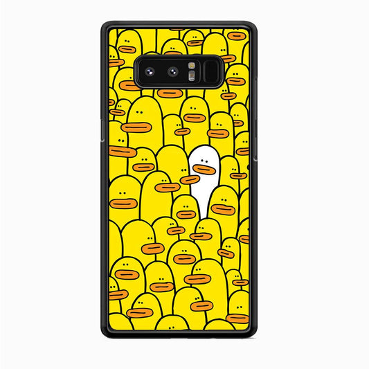 Yellow Duck Face Patern Samsung Galaxy Note 8 Case-Oxvistore