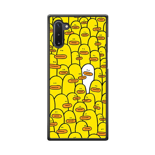 Yellow Duck Face Patern Samsung Galaxy Note 10 Case-3D Case-Oxvistore