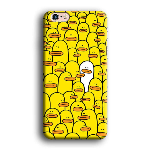 Yellow Duck Face Patern iPhone 6 Plus | 6s Plus Case-Oxvistore