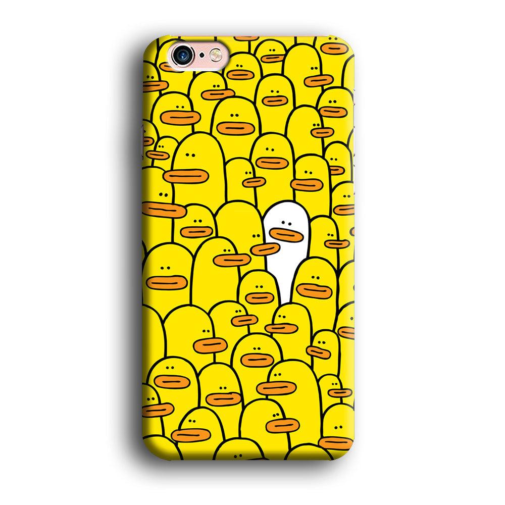 Yellow Duck Face Patern iPhone 6 | 6s Case-Oxvistore