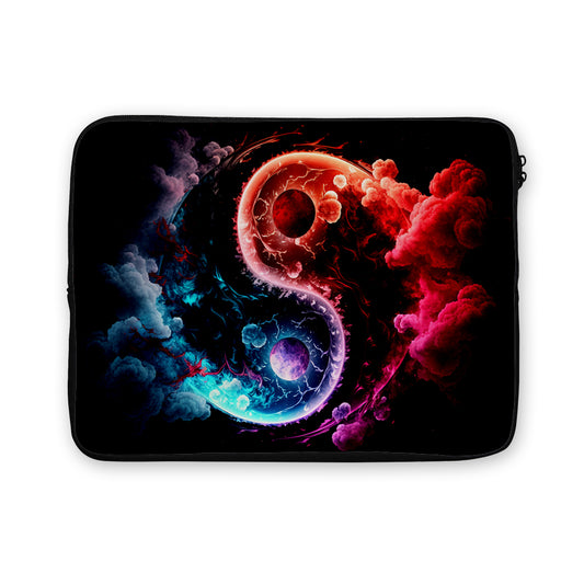 Yin Yang Balance Lunar Laptop Sleeve Protective Cover