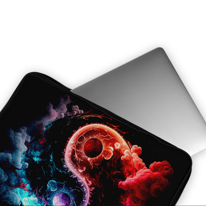 Yin Yang Balance Lunar Laptop Sleeve Protective Cover