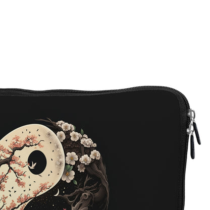 Yin Yang Flower Nature Laptop Sleeve Protective Cover