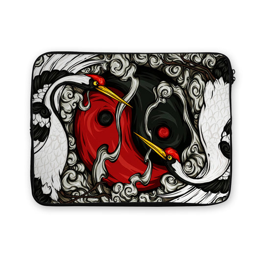 Yin Yang Japanese Art Graffiti Laptop Sleeve Protective Cover