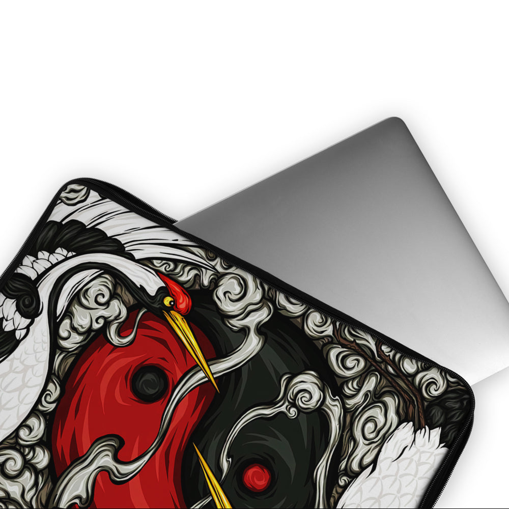 Yin Yang Japanese Art Graffiti Laptop Sleeve Protective Cover