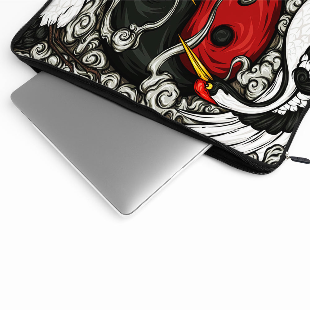 Yin Yang Japanese Art Graffiti Laptop Sleeve Protective Cover