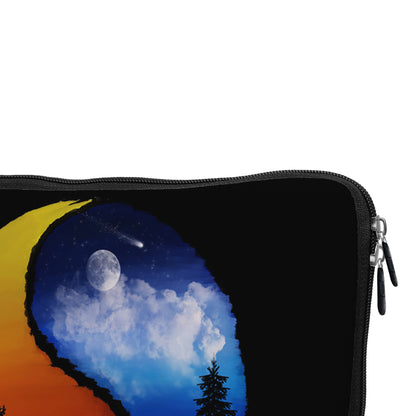 Yin Yang Moon Sunset Laptop Sleeve Protective Cover