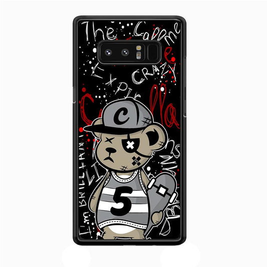 Young and Have Fun with The Future Samsung Galaxy Note 8 Case-Rubber Black (2D Case)-Oxvistore