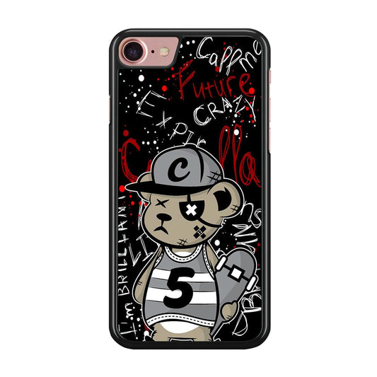 Young and Have Fun with The Future iPhone 8 Case-Rubber Black (2D Case)-Oxvistore