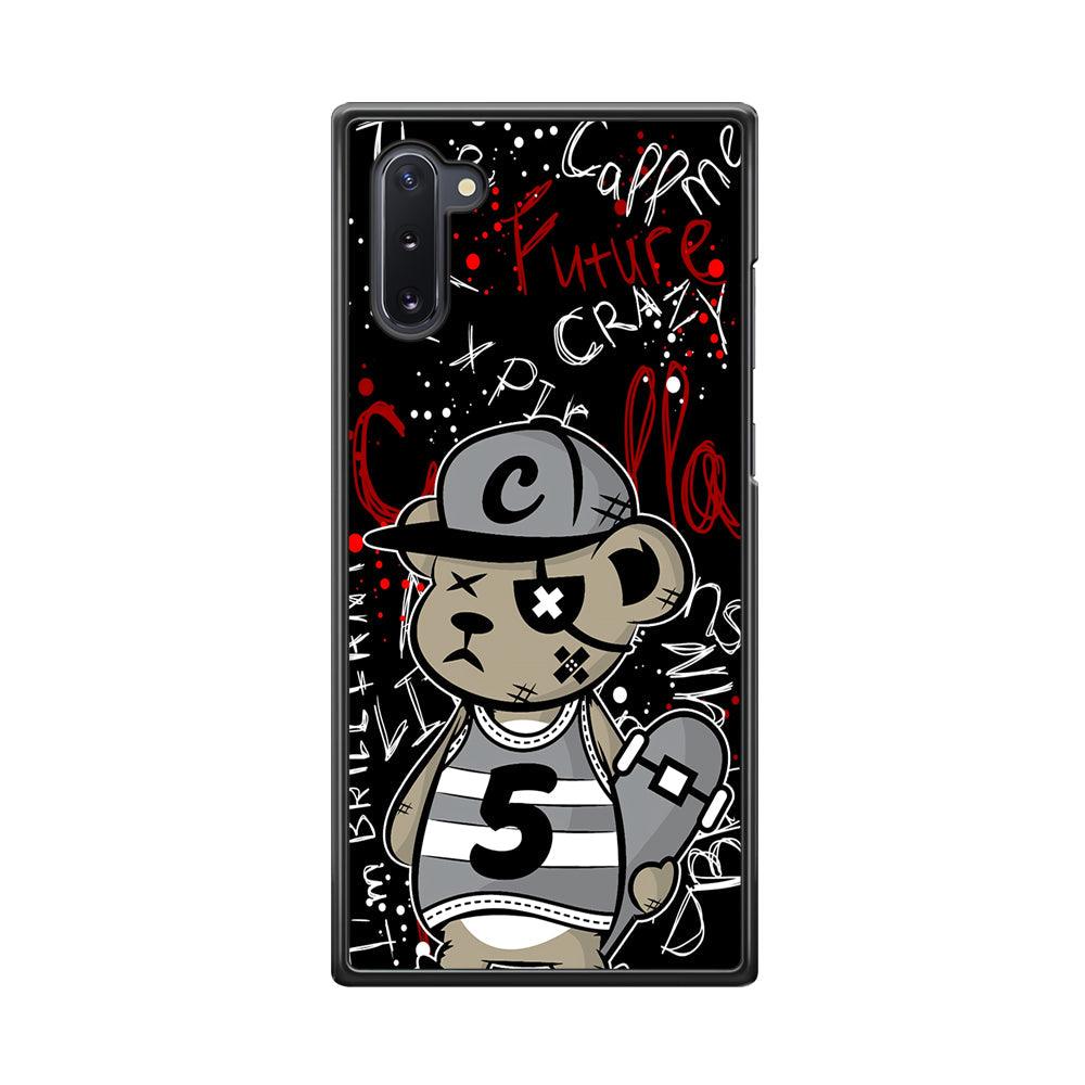 Young and Have Fun with The Future Samsung Galaxy Note 10 Case-Rubber White (2D Case)-Oxvistore