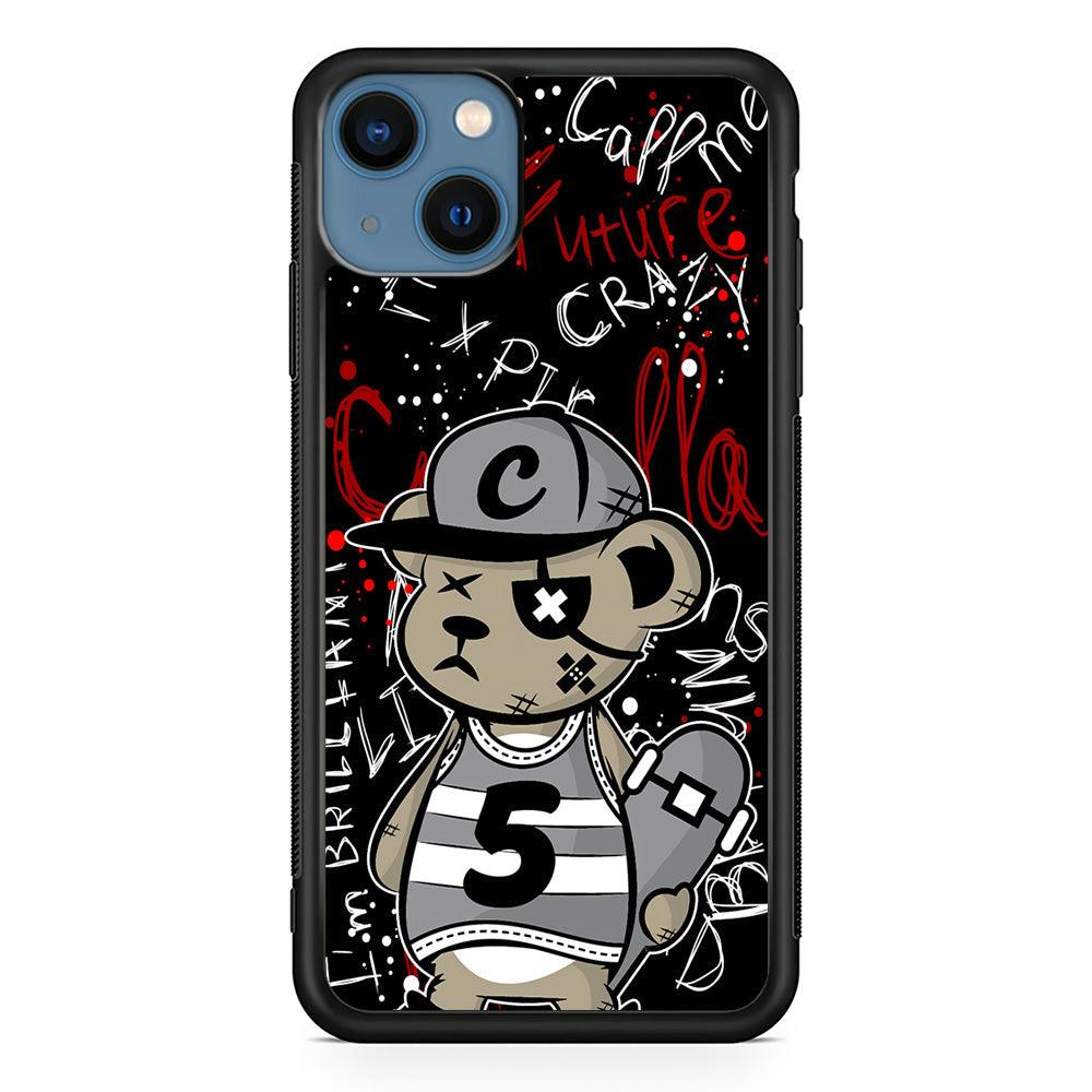 Young and Have Fun with The Future iPhone 13 Case-Rubber White (2D Case)-Oxvistore