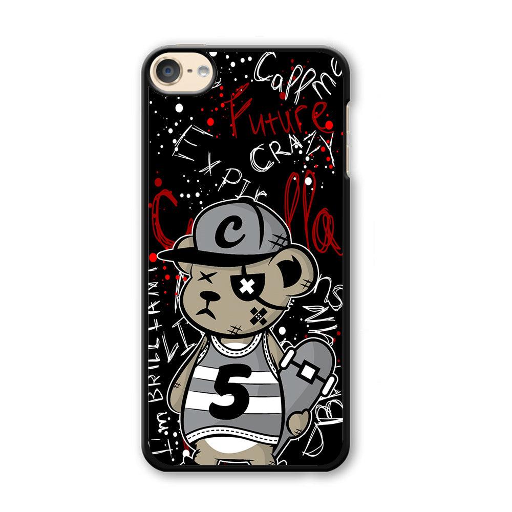 Young and Have Fun with The Future iPod Touch 6 Case-Plastic White (2D Case)-Oxvistore