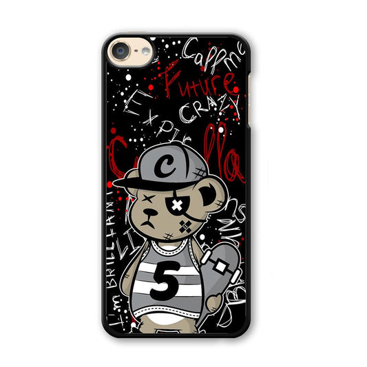 Young and Have Fun with The Future iPod Touch 6 Case-Plastic White (2D Case)-Oxvistore