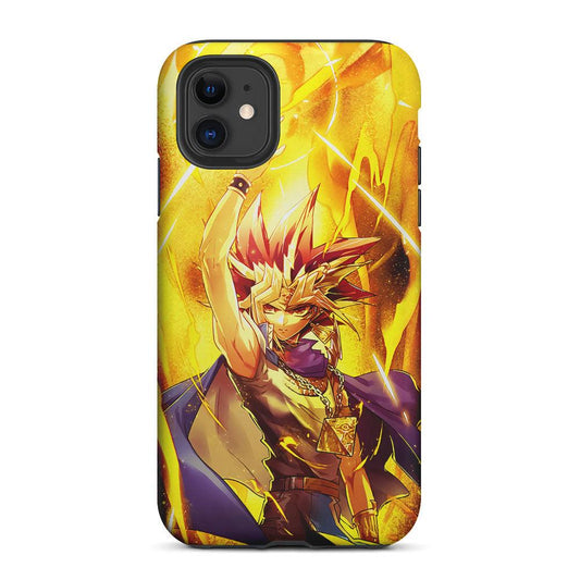 Yugi Muto Yu-Gi-Oh 2 in 1 Tough Phone Case-Oxvistore