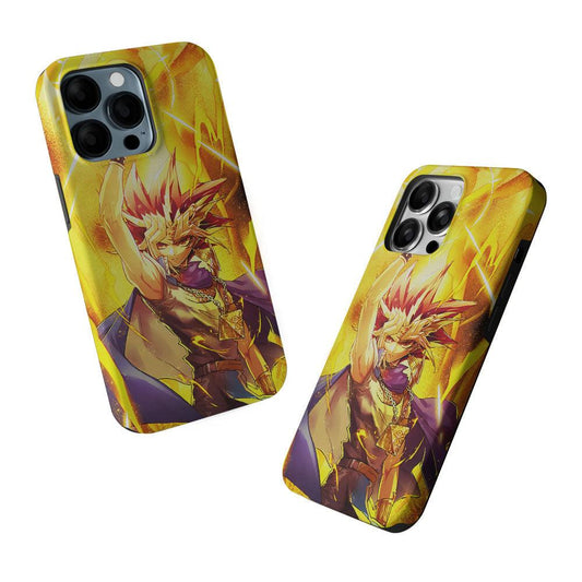 Yugi Muto Yu-Gi-Oh 2 in 1 Tough Phone Case-Oxvistore