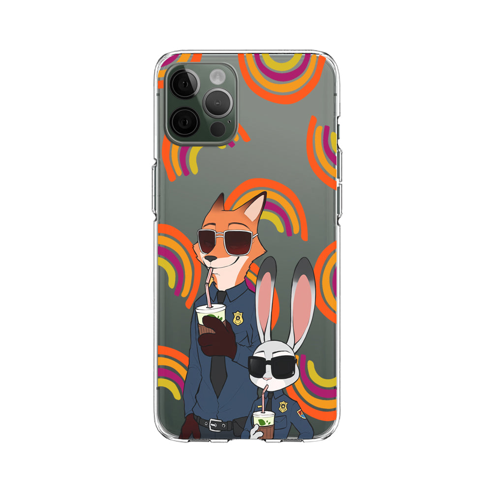 Zootopia Delicious Coffee Clear Soft Case