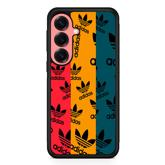 Adidas Logo Three Colours Samsung Galaxy S25 Case | Slim Protective Cover for Samsung Galaxy S25