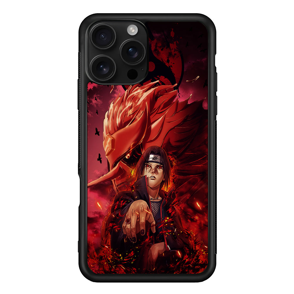 Naruto Itachi of The Sharingan Susanoo iPhone 16 Pro Case | Durable Protective Case for iPhone 16 Pro