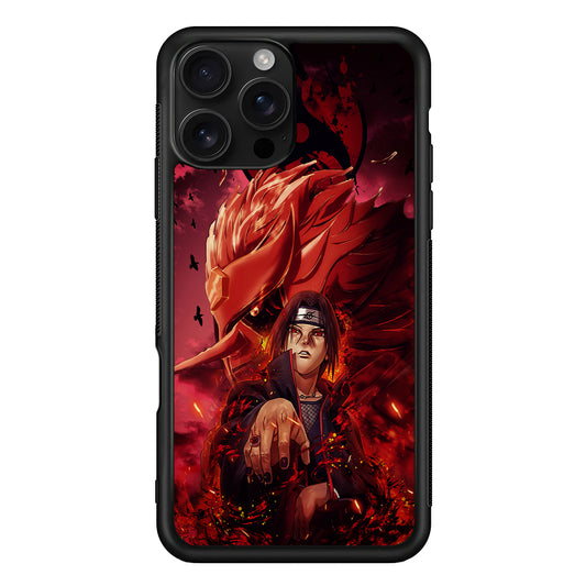 Naruto Itachi of The Sharingan Susanoo iPhone 16 Pro Case | Durable Protective Case for iPhone 16 Pro