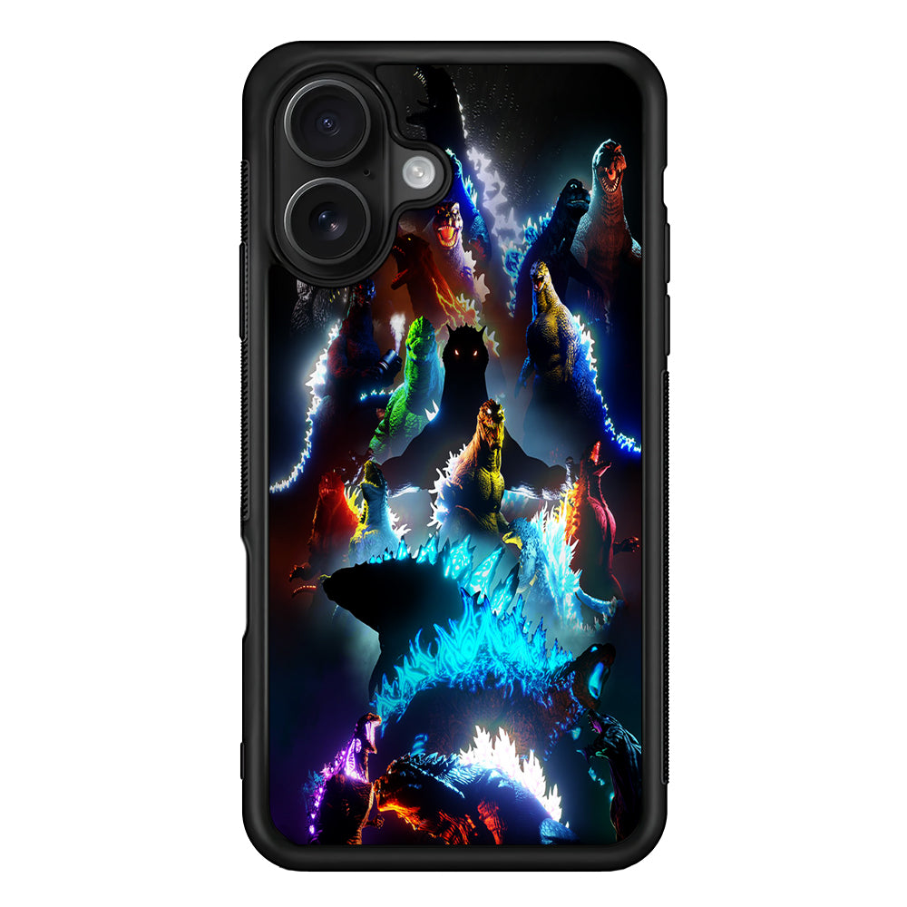 Godzilla Through The Years iPhone 16 Case - Oxvistore